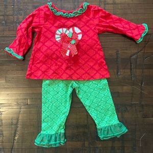 Girls Christmas tunic set